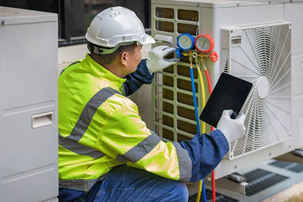 Professional Heat Pump Repair technician working in Bruno, MN